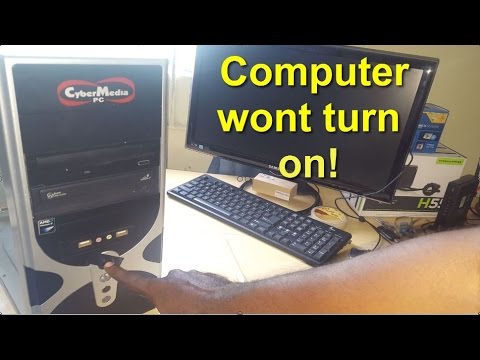 how to turn computer on